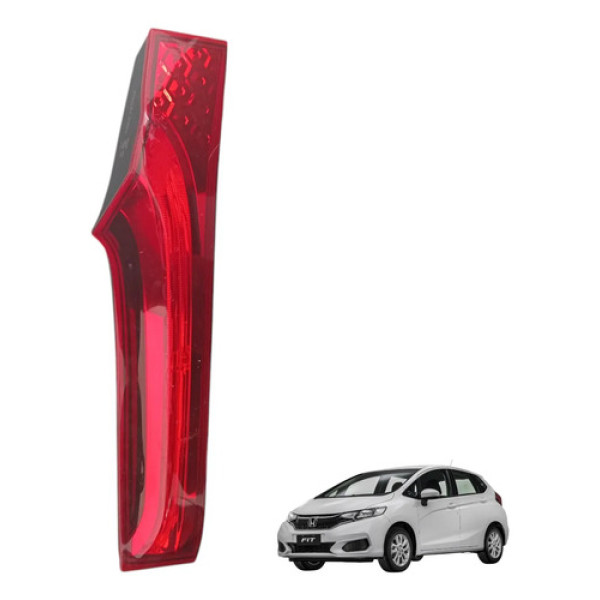 Lanterna Traseira Superior Direita Honda Fit 2015 A 2020  Direito/passageiro Vermelho