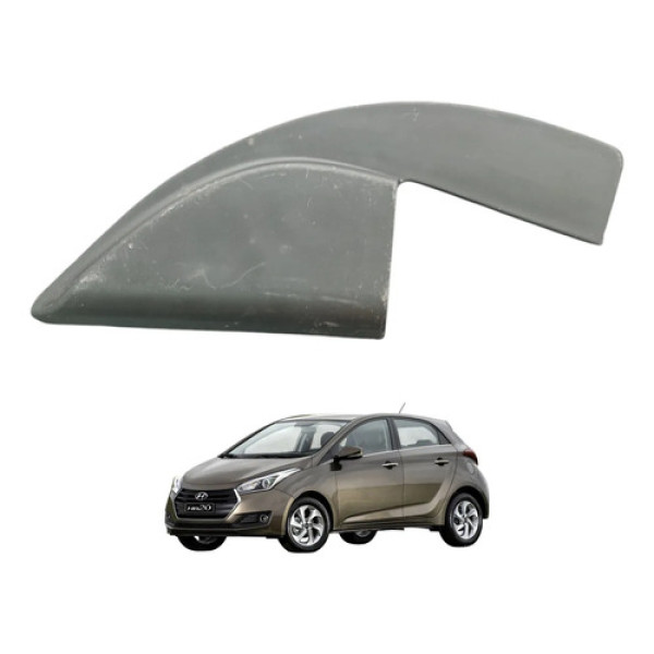 Moldura Interna Retrovisor Esquerdo Hyundai Hb20 2012 A 2019 Preto