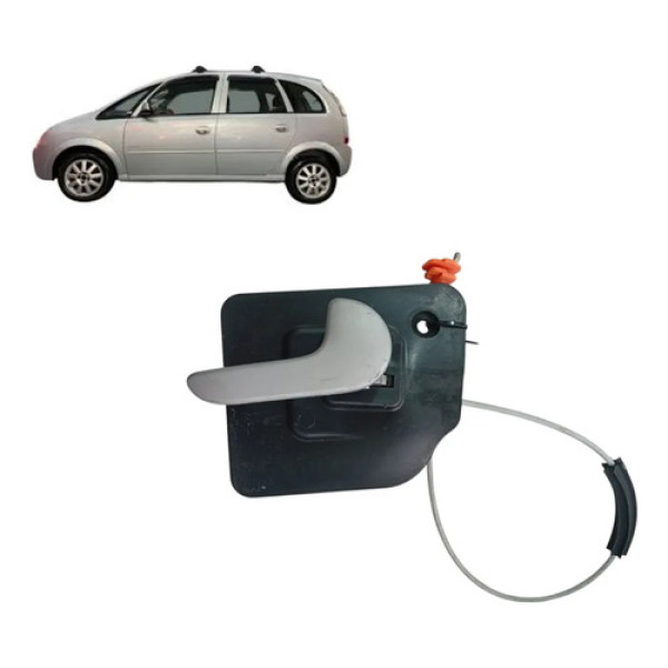 Maçaneta Interna Dianteira Direita Meriva 2002-2012 93320394 Preto Dianteira