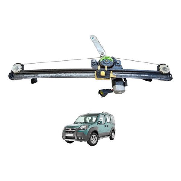 Máquina Vidro Elétrico Diant Esquerdo Fiat Doblo 2010 A 2017