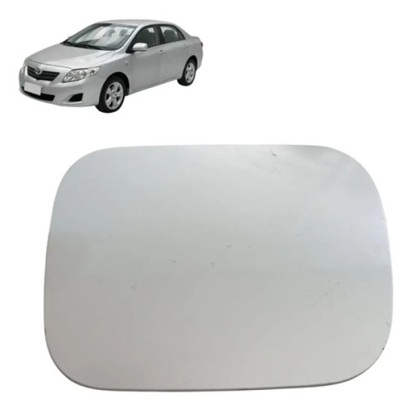 Portinhola Tanque Combustivel Corolla 2009 2010 2011 A 2014 Prateado 2009