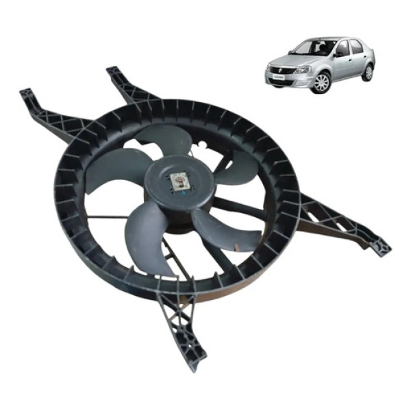 Defletor Ventoinha Radiador Renault Logan 2007 A 2011