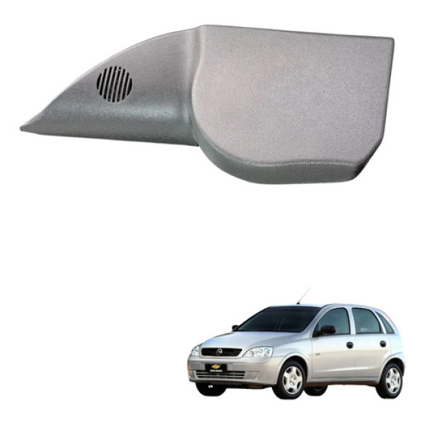 Moldura Interna Retrovisor Esquerdo Gm Corsa 2003 A 2010  Preto