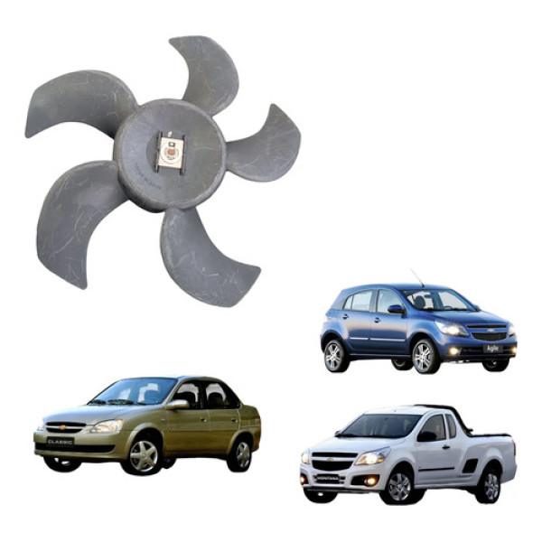 Ventoinha Eletro Chevrolet Corsa Agile Montana 2012 A 2014