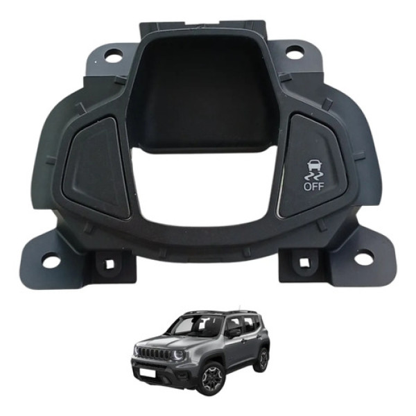 Botão Controle Tração Moldura Jeep Renegade 2016 2017 A 2021