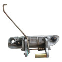 Maçaneta Externa Diant Direita Honda Fit 2003 04 05 06 07 08 Prateado Dianteira