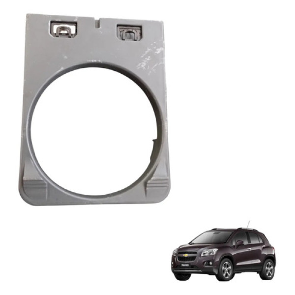 Suporte Para Copos Console Chevrolet Tracker 2014 A 2020  Preto