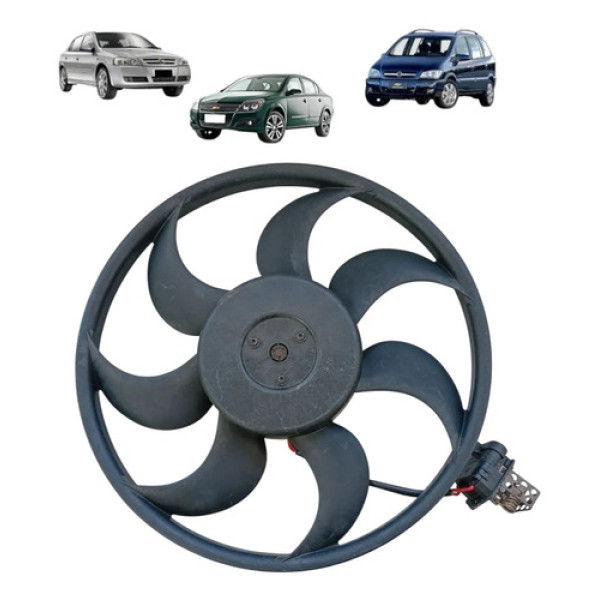 Ventoinha Radiador Gm Astra Vectra Zafira 1999 A 2009