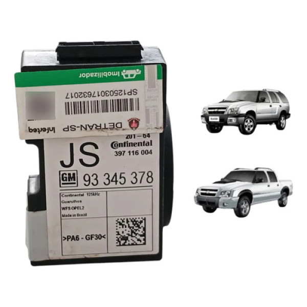 Modulo Imobilizador Gm S10 Blazer 2006 2007 A 2011 93345378