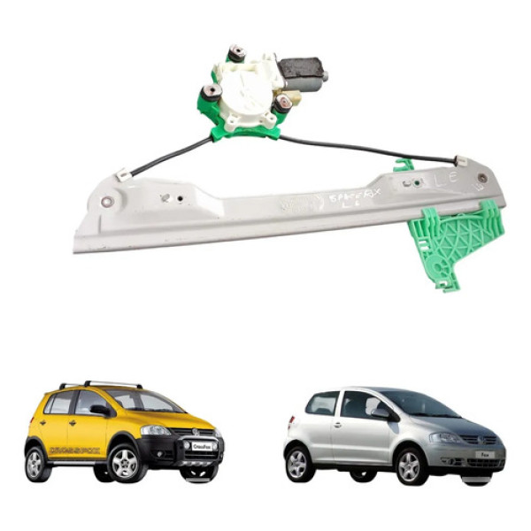 Maquina Vidro Elétrica Esquerda Vw Foxcross Fox 2003 A 2016