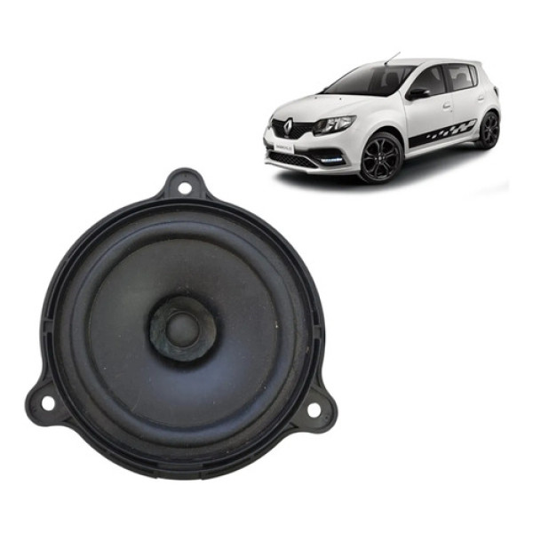 Alto Falante Porta Renault Duster Logan Sandero 2020 2021 Preto