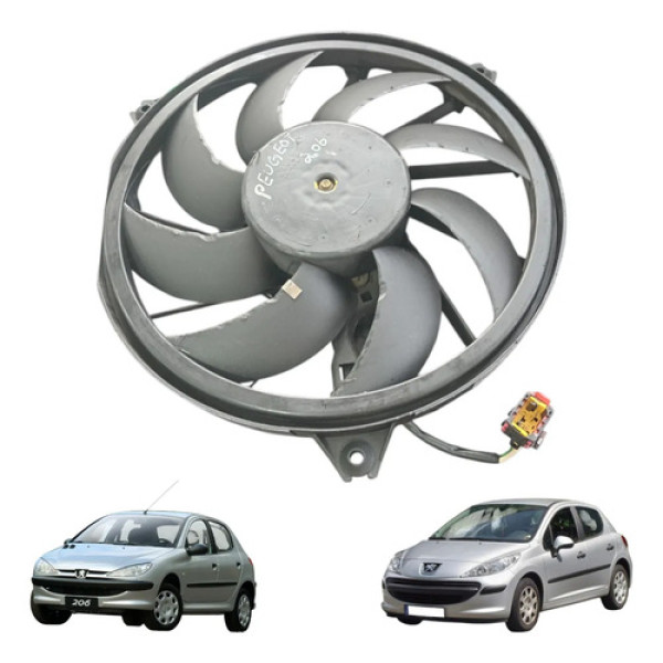 Ventoinha Eletroventilador Peugeot 206 2007 Original