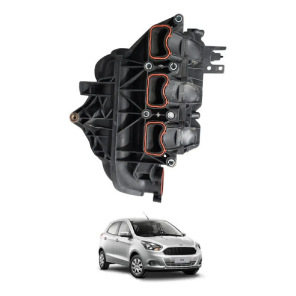 Coletor Admissão Ford New Ka 1.0 12v Motor 3cc 2014 A 2023