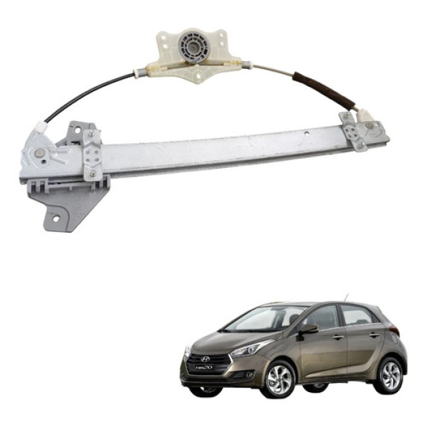 Maquina Vidro Dianteira Esquerda Hyundai Hb20 2013 A 2019