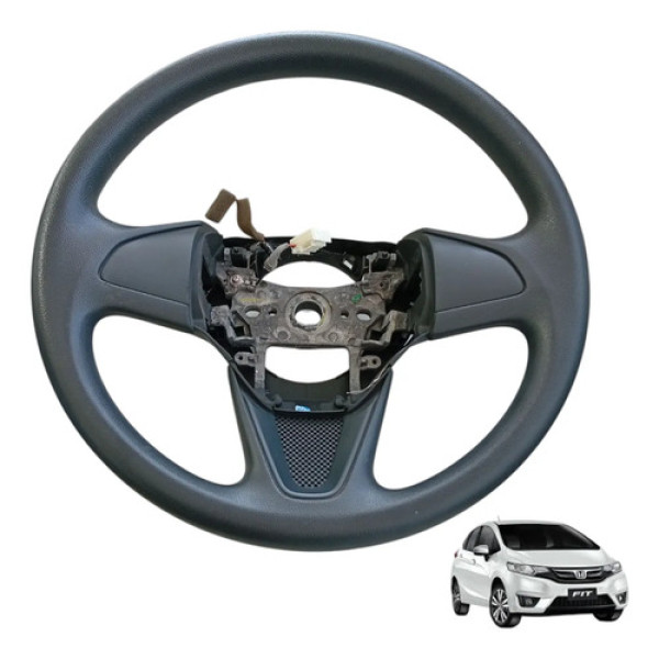 Volante Motorista Honda Fit 2015 A 2021 Original Preto Preto