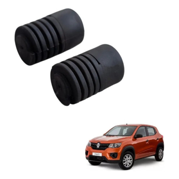 Par Batente Borracha Tampa Traseira Renault Kwid