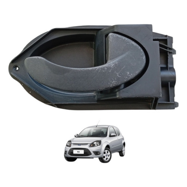 Maçaneta Interna Direita Ford Ka 2008 A 2013 Original Preto Dianteira/traseira
