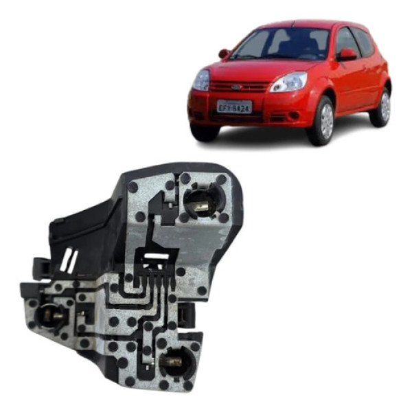 Circuito Soquete Lanterna Ford Ka 08 À 14 Original Esquerdo Ambos Lados Preto