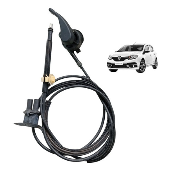 Cabo Alavanca Puxador Abertura Capô Renault Sandero 15 A 21