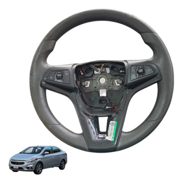 Volante Do Motorista Chevrolet Prisma 1.4 2018 Preto Preto Preto