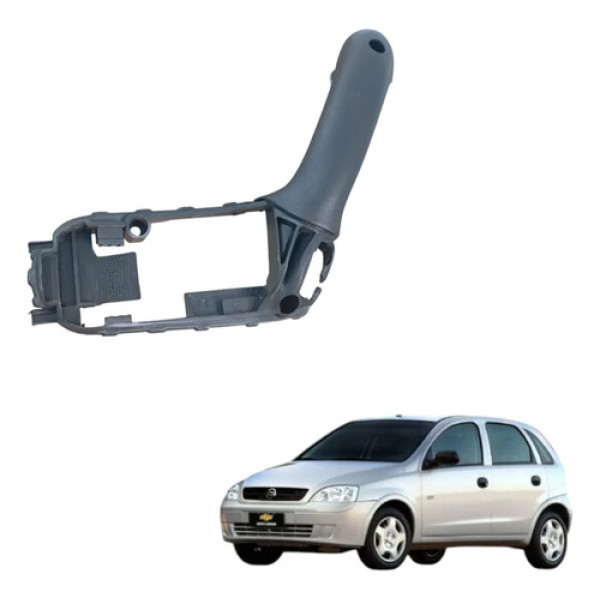 Puxador Maçaneta Interno Porta Dian Esq Gm Corsa 1994 A 2016 Preto