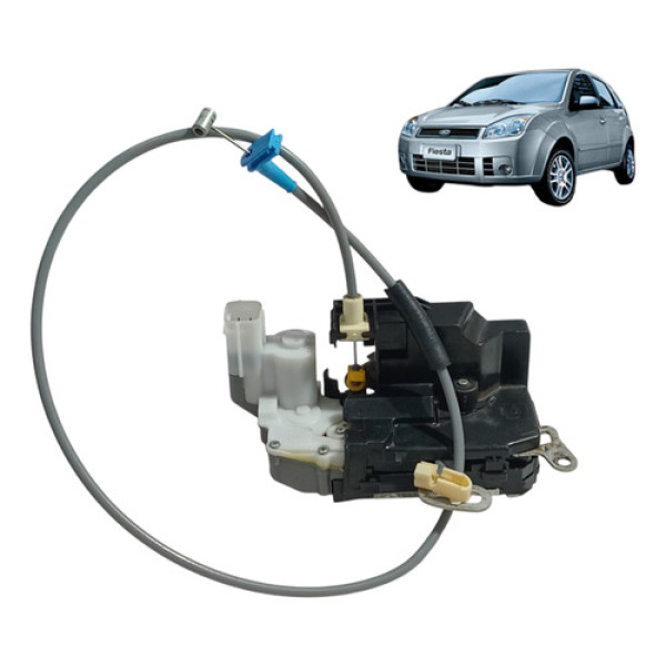 Fechadura Elétrica Dian Esquerda Fiesta 2002 A 2014 6 Pinos