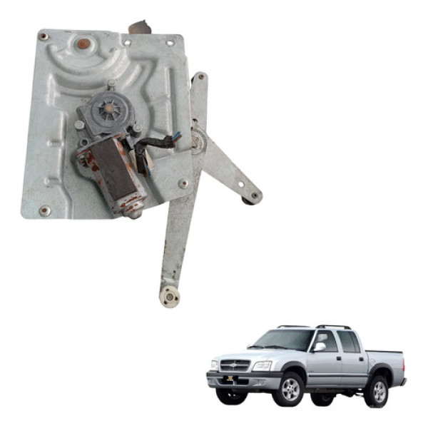 Maquina Vidro Eletrico Tras Esq Chevrolet S10 1996 A 2011