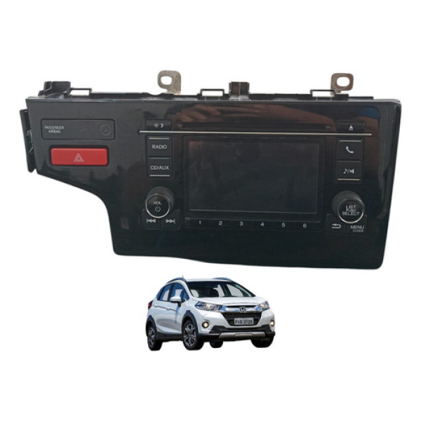 Multimidia Central Honda Wrv 2018 A 2021 Original Preto Preto