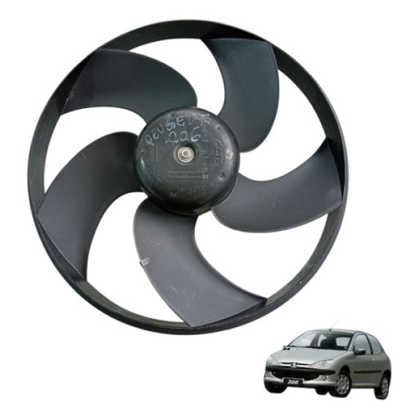 Ventoinha Do Radiador Peugeot 206 1.0 1.4 2001 A 2010 Sem Ar
