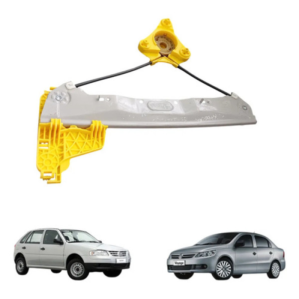 Maquina Vidro Ele Tras Esq  Vw Gol G5 Voyage 2008 A 2012