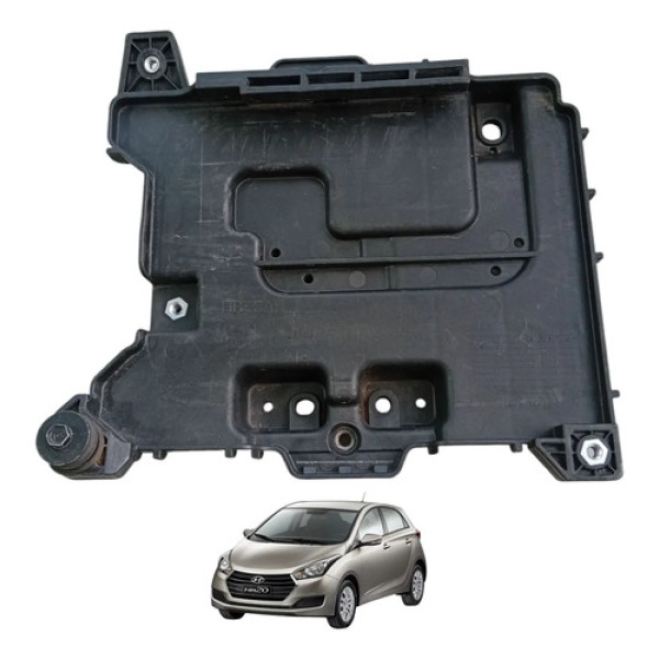 Suporte Bateria Hyundai Hb20 2013 A 2019 Original 371501s500 Preto