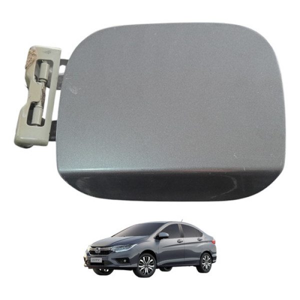 Tampa Portinhola Cinza Honda City 2015 A 2021 Original  Cinza-escuro 2015