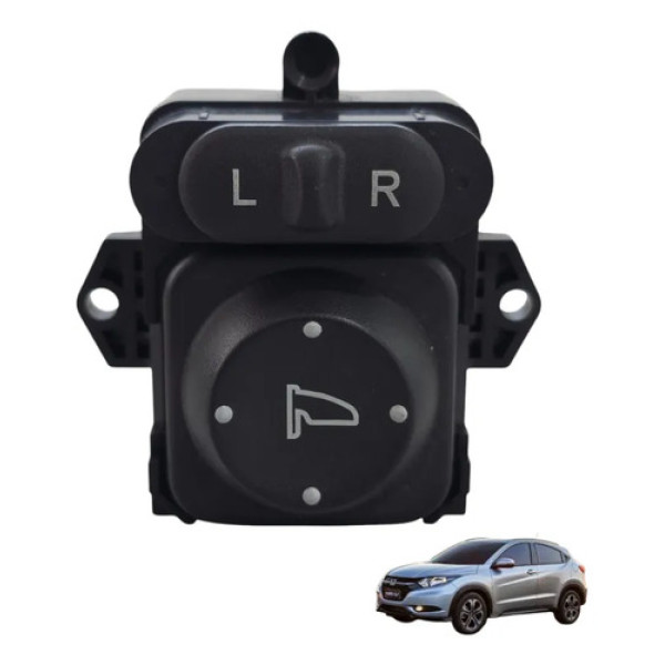 Botão Comando Regulagem Retrovisor Honda City Fit Hr-v 2015