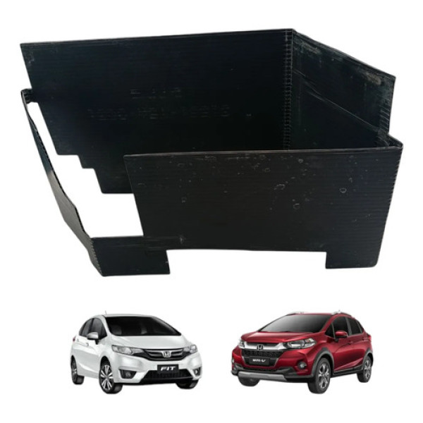 Capa Da Bateria Honda Fit Wrv 2015 A 2021 Original Preto