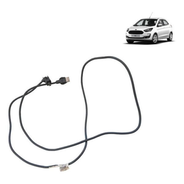 Cabo Usb Porta Treco Painel Ford Ka 2015 2016 2017 18 19 20
