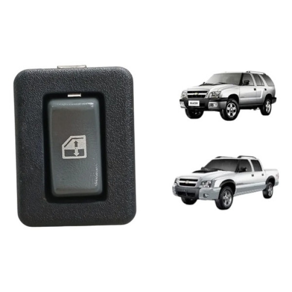 Botão Vidro Elétrico Traseiro Gm S10 Blazer 1996 A 2011