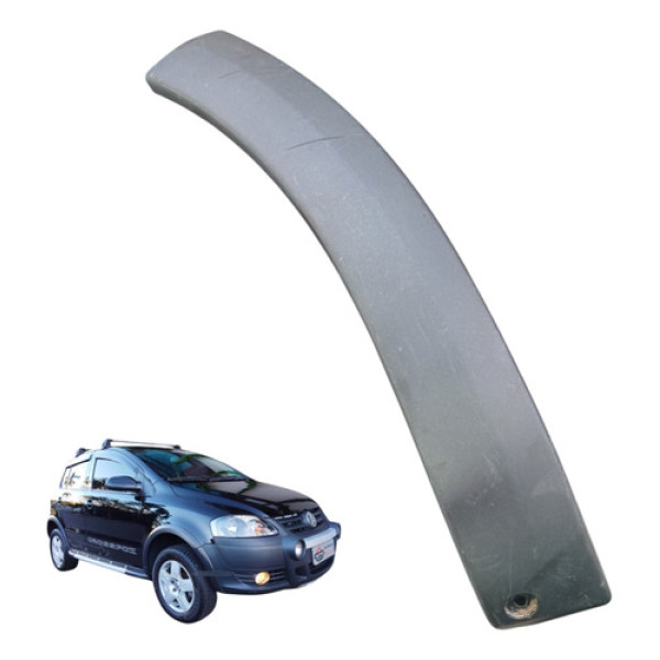 Alargador Moldura Paralama Tras Dir Crossfox 2004 A 2010 Preto