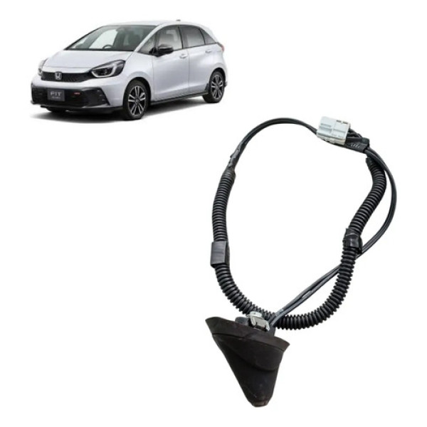 Suporte Base Da Antena Do Teto Honda Fit E Wr-v Preto