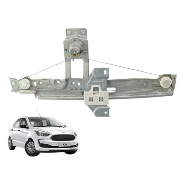 Maquina Vidro Manual Traseira Esquerda Ford Ka 2015 A 2022