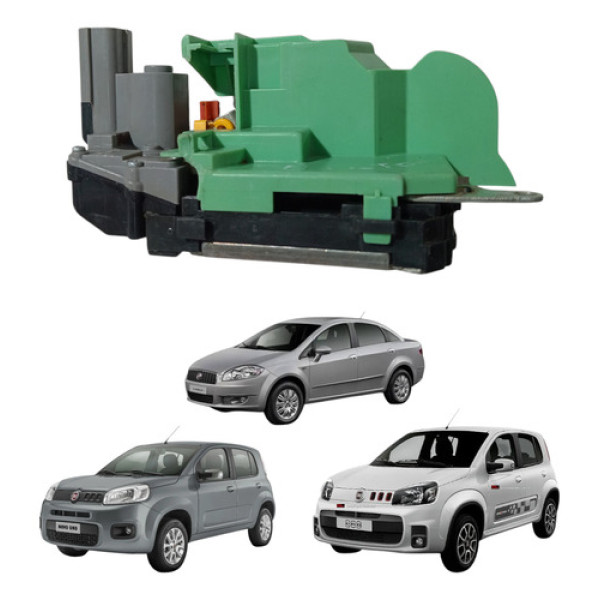 Fechadura Eletrica Tra Esq Fiat Punto Uno Vivace 2010 A 2017