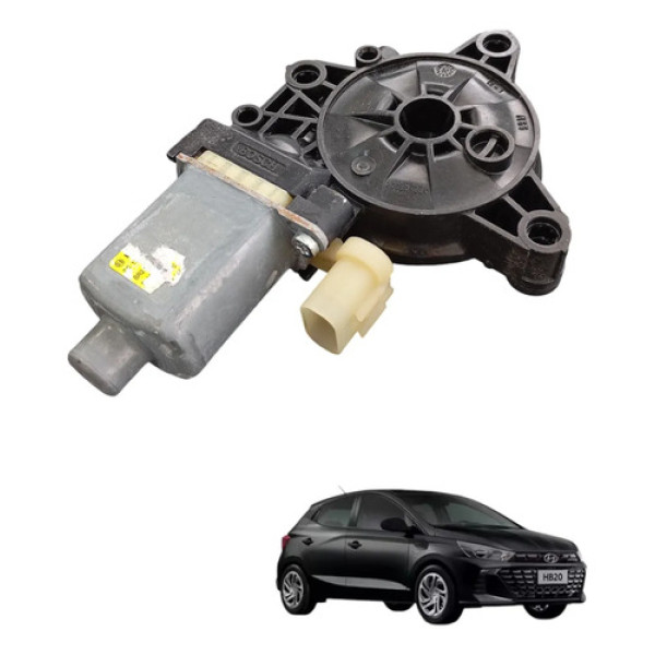Motor Maquina Vidro Diant Esquerdo Hyundai Hb20 2019 A 202
