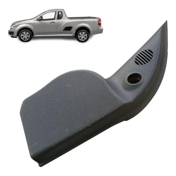 Moldura Int Retrovisor Esquerdo Corsa Montana 2003 A 2011 Preto