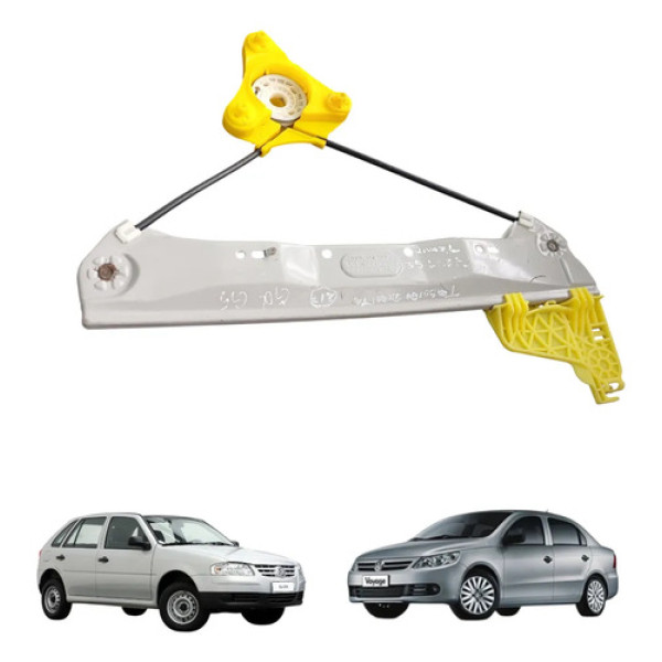 Motor Vidro Elétrico Tras Dir Vw Gol G5 Voyage 2008 A 2012