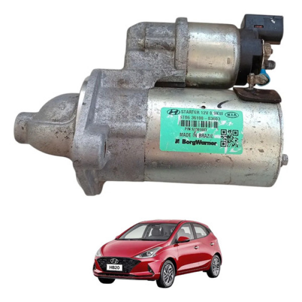 Motor Partida Arranque Hb20 1.0 3cc 2016 2017 2018 2019