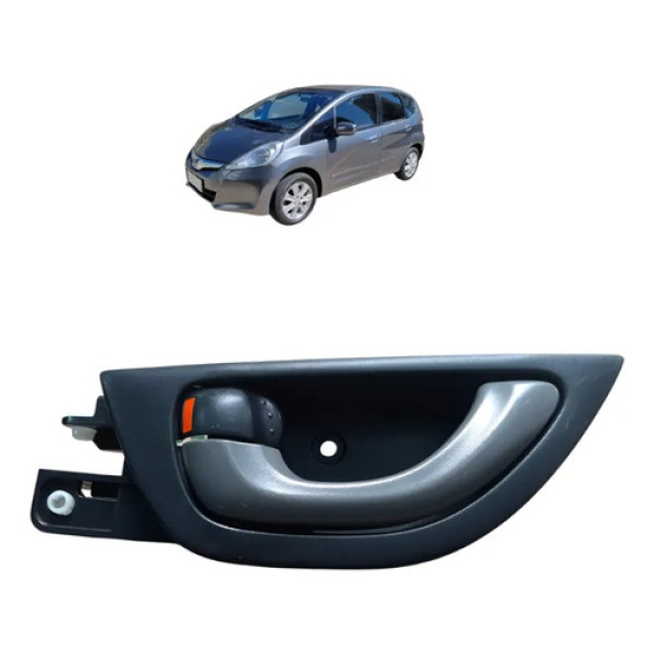 Maçaneta Interna Diant Esquerda Honda Fit 2009 14 Foto Real Dianteira