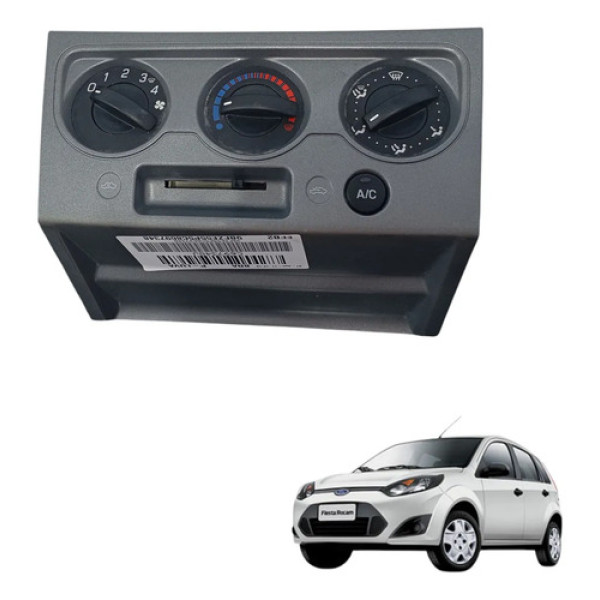 Moldura Comando Ar Painel Ford Fiesta 2007 A 2012 Original