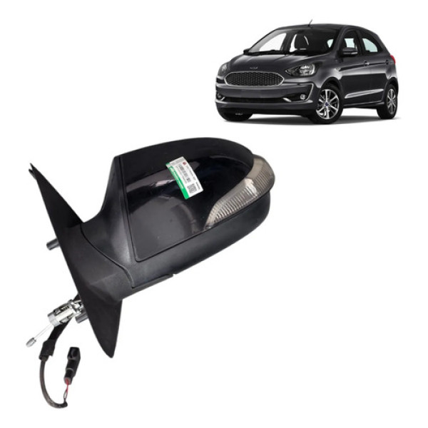 Retrovisor Manual Esquerdo Ford Ka 2008 2009 2010 A 2013