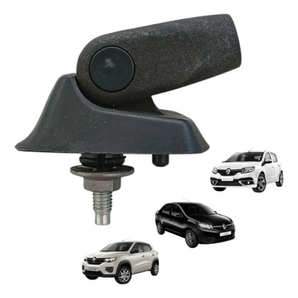 Base Antena Teto Renault Logan Sandero 2014 A 2021 Original Preto