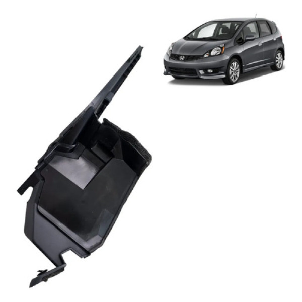 Acabamento Grade Churrasqueira Le Honda Fit 2009 A 2013 Preto