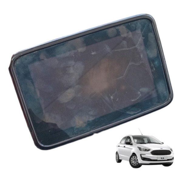 Tela Multimidia Ford Ka 2018 A 2021 Original Preto Preto